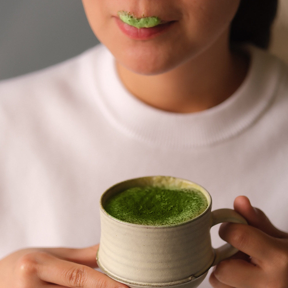 The iced oat milk matcha latte, done properly