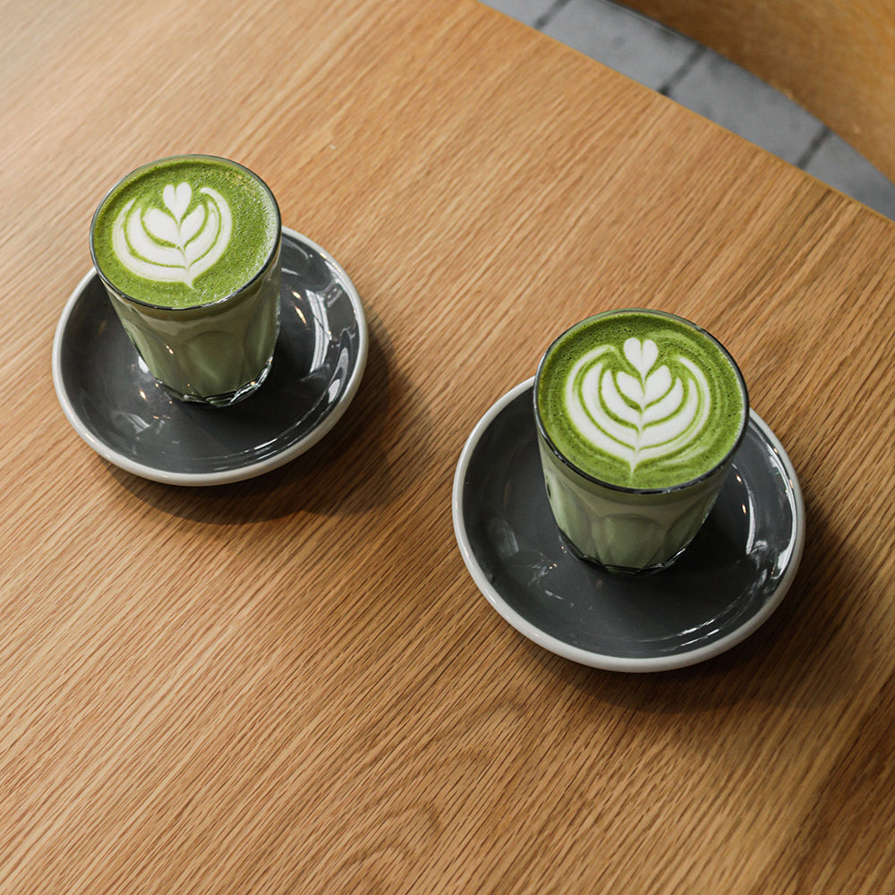 Matcha without a kitchen: a desk, a mug, and one stick