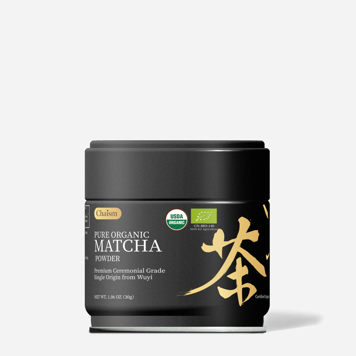 Chaism USDA Organic Ceremonial Grade Matcha Powder - 1.06oz