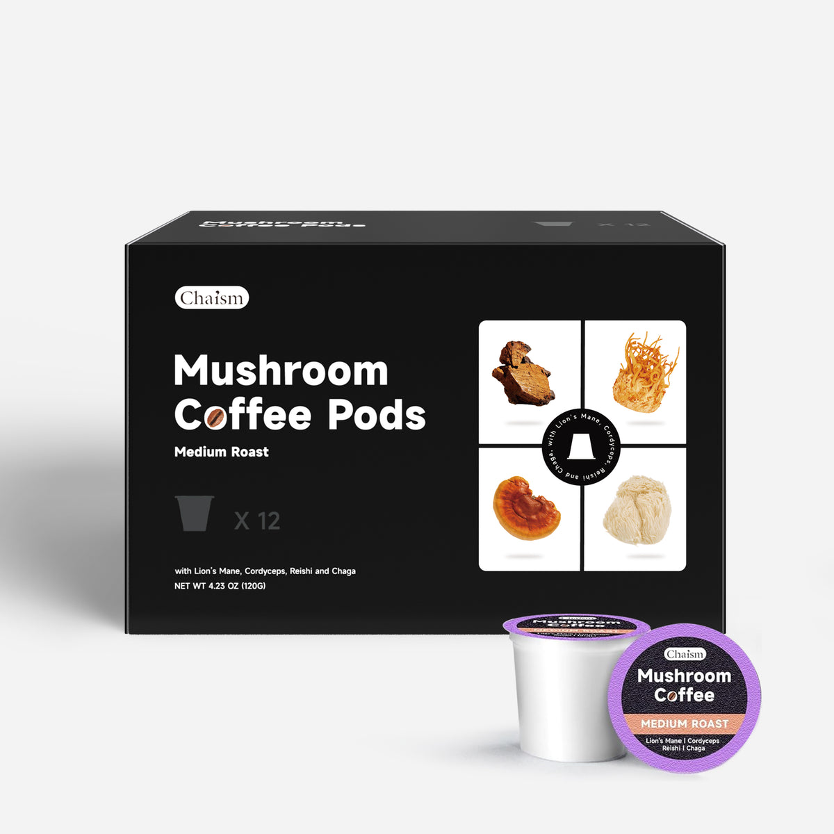 Chaism Mushroom Coffee Pods