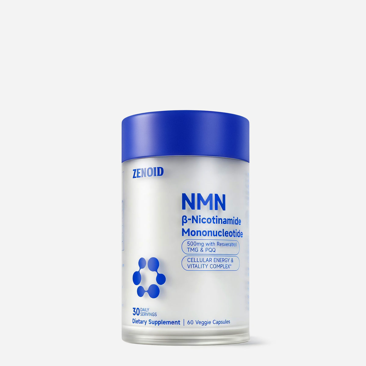 ZENOID NMN Capsules 500mg Supplement with Resveratrol TMG PQQ