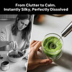 Chaism Handheld Milk Frother with Stand